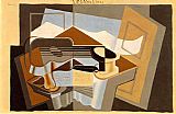 Gris Paintings - The Mountain Le Canigou by Juan Gris